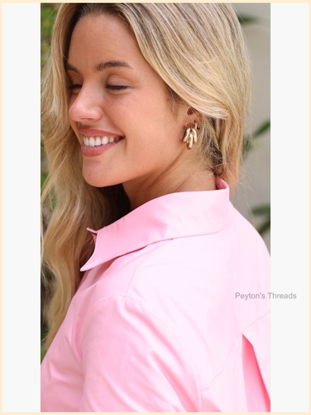 Oversized Button Mini Dress Short Sleeve Collared V Neck Summer Flow - Picture 7 of 7